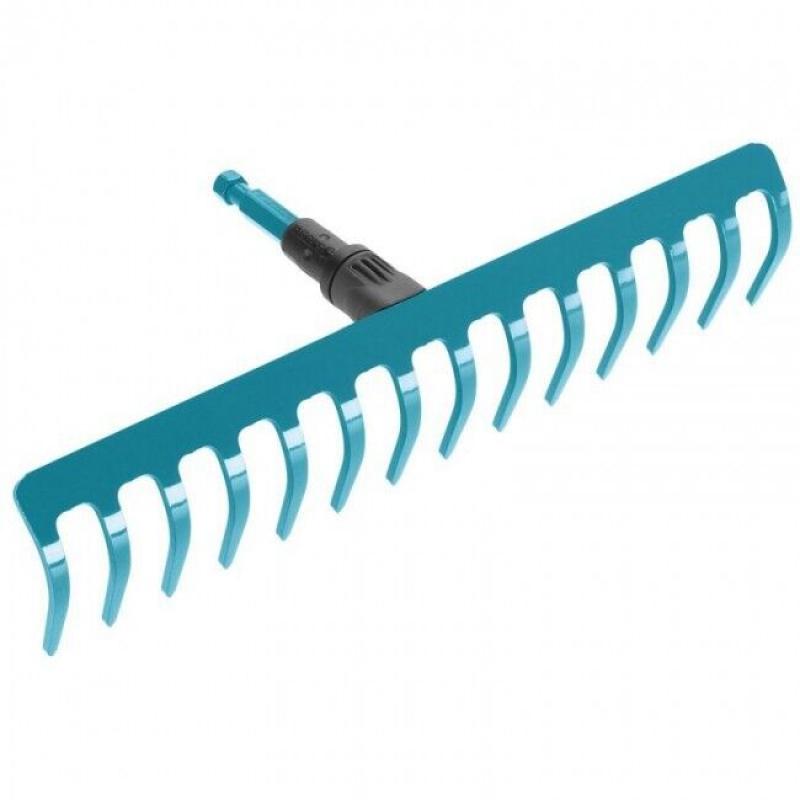 Gardena Combisystem-Hark 14 Tanden 36cm - Multifunctionele Tuinhark voor Optimale Bodembewerking, 25 Jaar Garantie