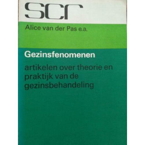 boek van Gezinsfenomenen van Alice van der Pas e.a.