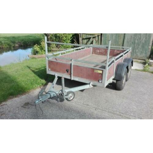 Hefo dubbelasser aanhangwagen 750 kg
