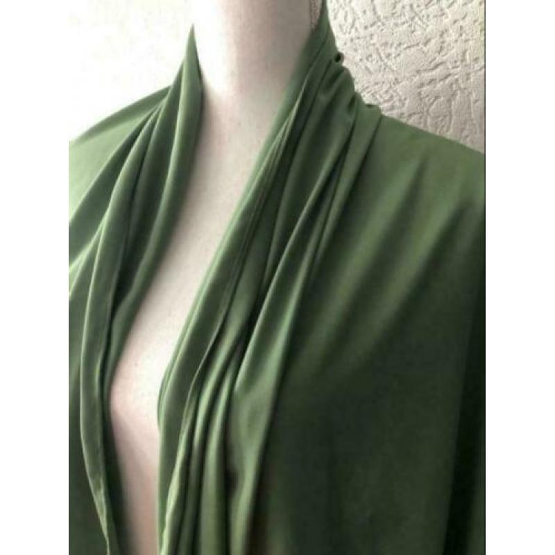 Polyester sjaal - 71x179 cm - groen