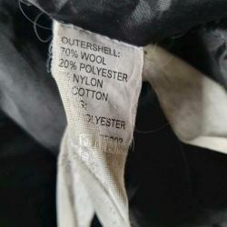 Jas wol mt M Zara Basic zwart