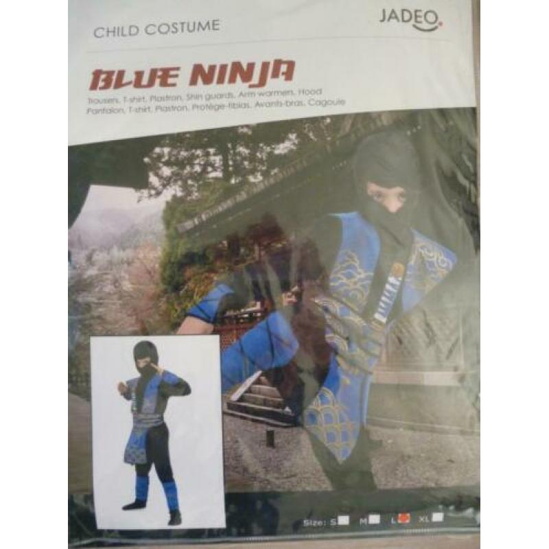 carnavalskleding , the Joker, Ninja, Politiepak vanaf 10jr