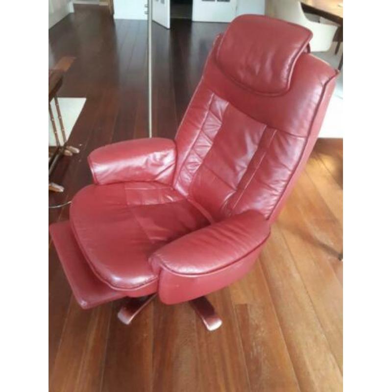 Lederen relax fauteuil