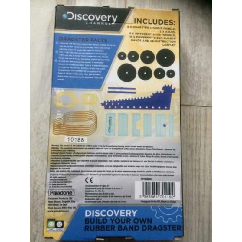 Nieuw in verpakking Discovery bouwpakket rubber band