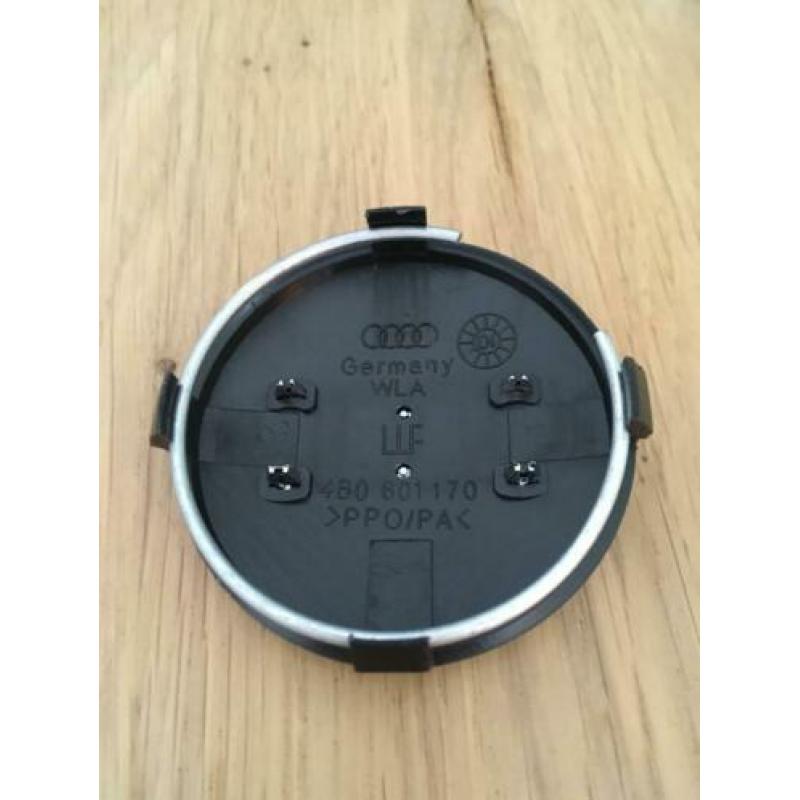 Audi zwart 60mm naafdoppen naafdop naafkappen naafkap