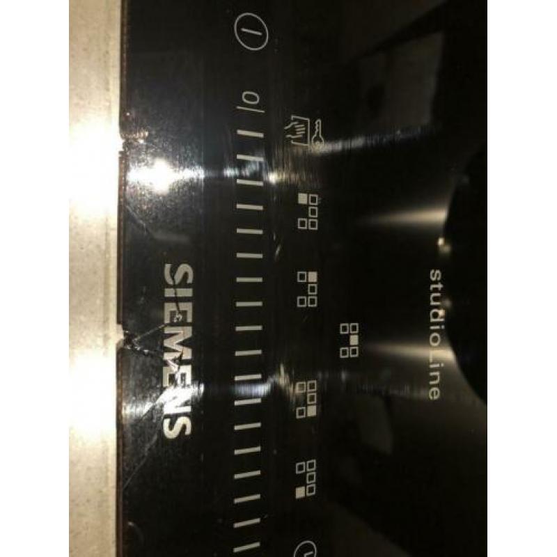 Siemens inductiekookplaat, beschadiging voorzijde
