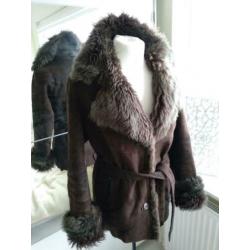 Prachtige arma lammycoat maat 38 echte lammy bont!