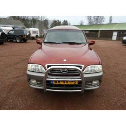 SsangYong Musso 2.9 TDL hoog Grijs kenteken 4x4 Airco