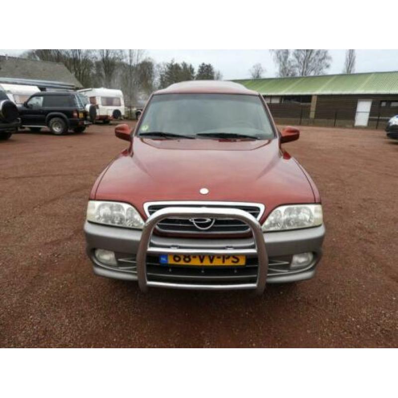 SsangYong Musso 2.9 TDL hoog Grijs kenteken 4x4 Airco