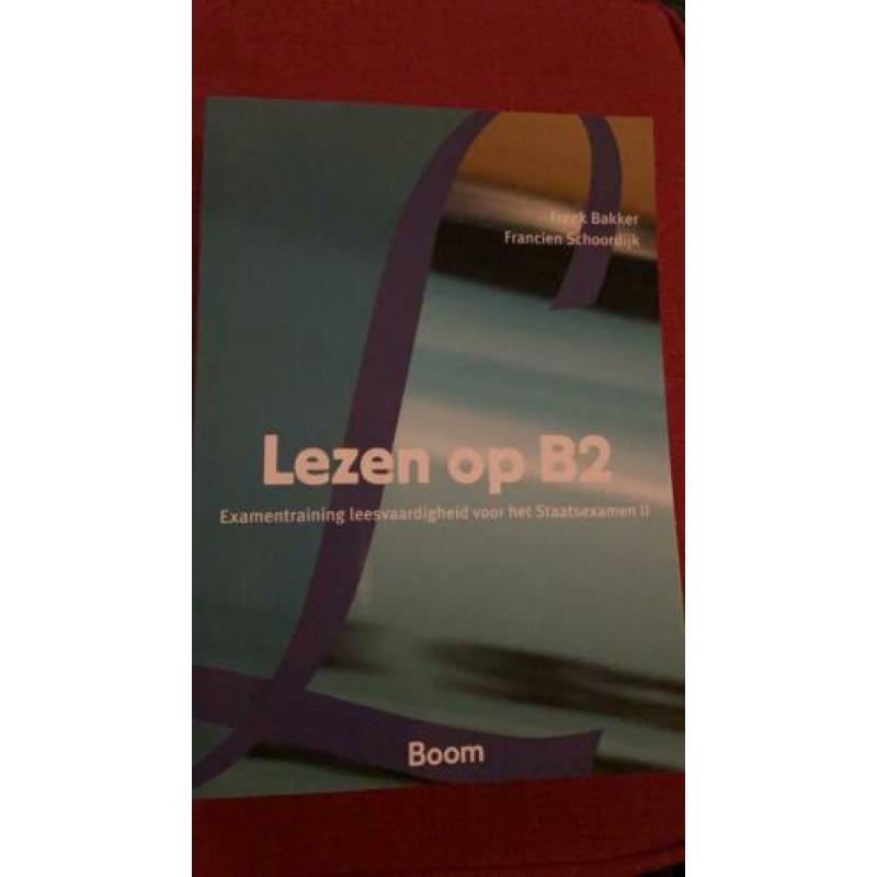 Schrijven, lezen, luisteren, spreken op b2