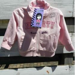 Nieuw roze vest / vestje met kaartje maat 68