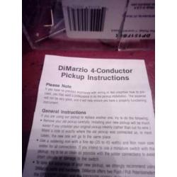 Gitaar pickup dp151fbk element