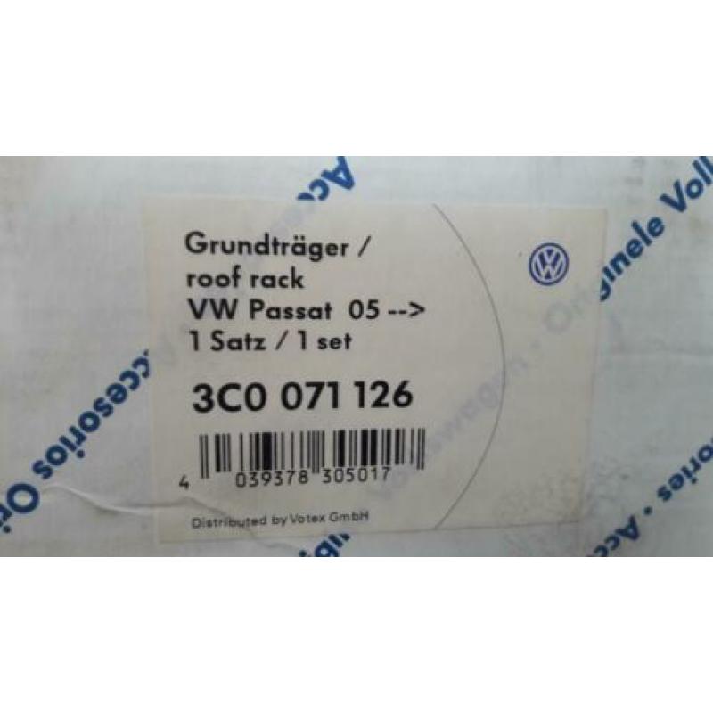 Nieuwe originele dakdragers Passat Sedan (2005 - 2015)