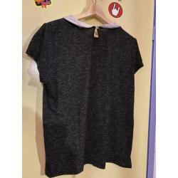 Leuke shirts met witte kraag in roze en zwart