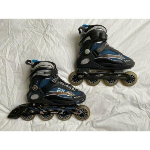 Fila verstelbare inline skates skeelers zwart maat 35 - 38