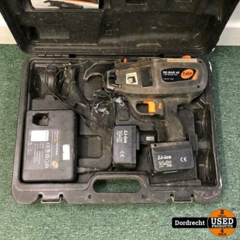 Tjep RE Bar 40 Vlechtmachine | 14.4Volt 3Ah | In koffer | Me