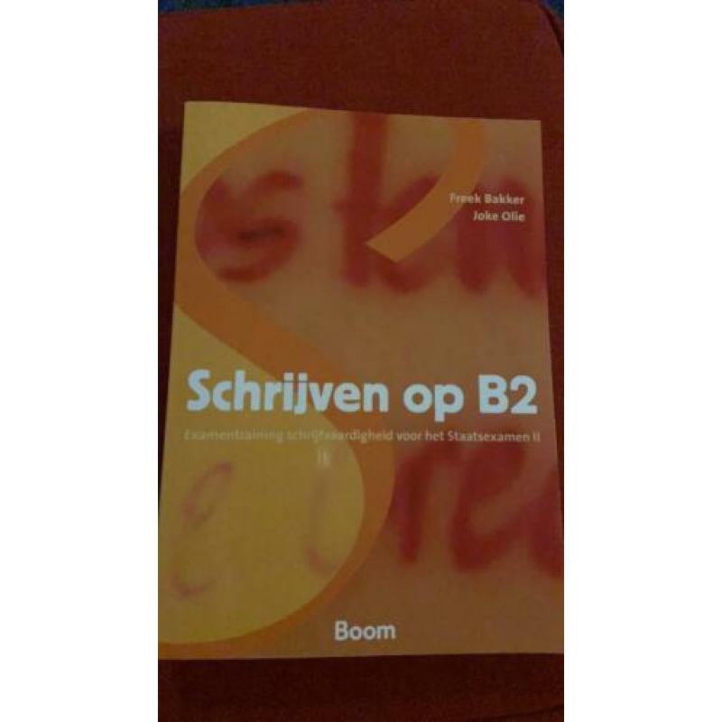 Schrijven, lezen, luisteren, spreken op b2