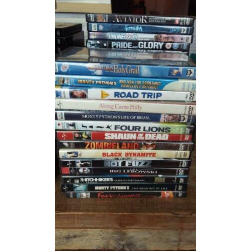 Stapel komedie dvd's (t.e.a.b.)