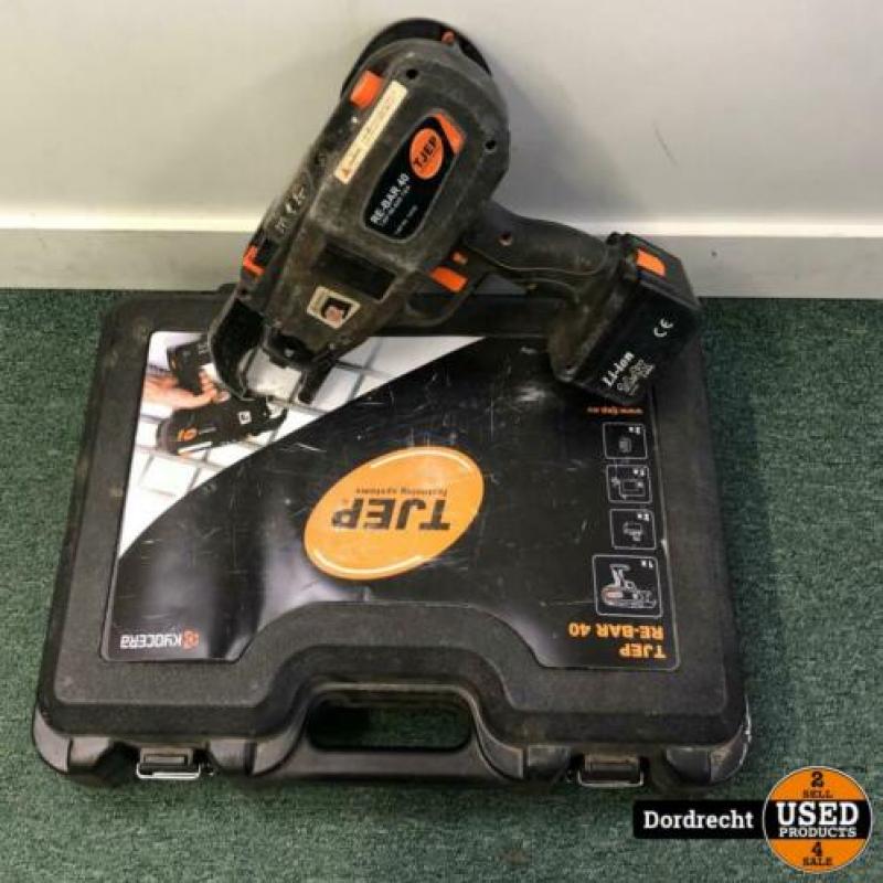 Tjep RE Bar 40 Vlechtmachine | 14.4Volt 3Ah | In koffer | Me