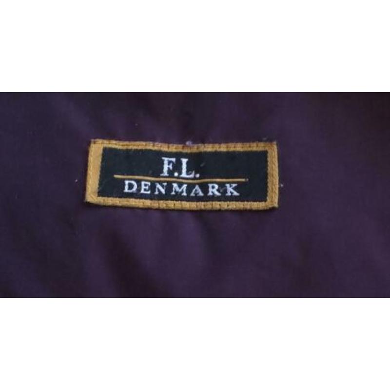 F.L. Denmark halflange winterjas okselbr. 62 cm rugl. 87 cm
