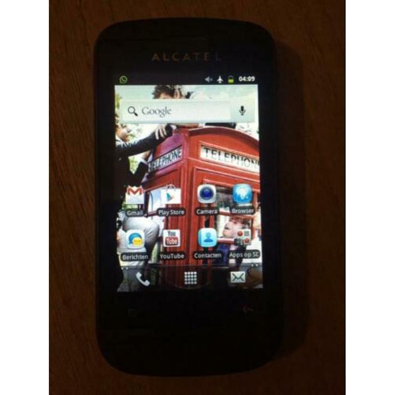 Smartphone Alcatel + oplader