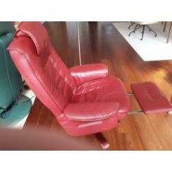 Lederen relax fauteuil