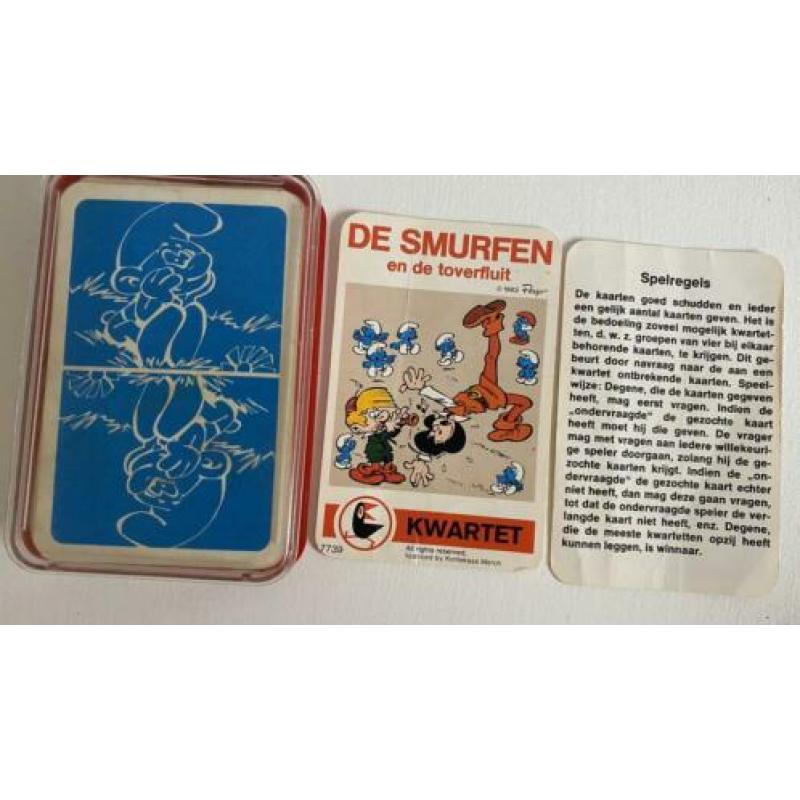 Kwartetspel De Smurfen en de Toverfluit- Raaf uit 1983
