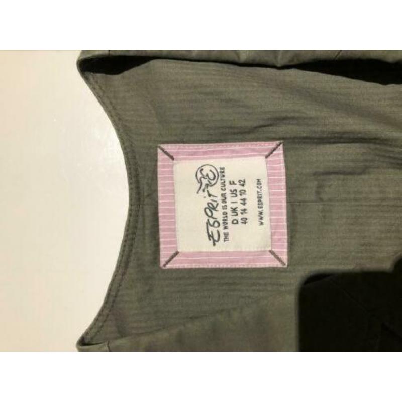 Esprit gillet maat 40 groen jasje jack gilletje