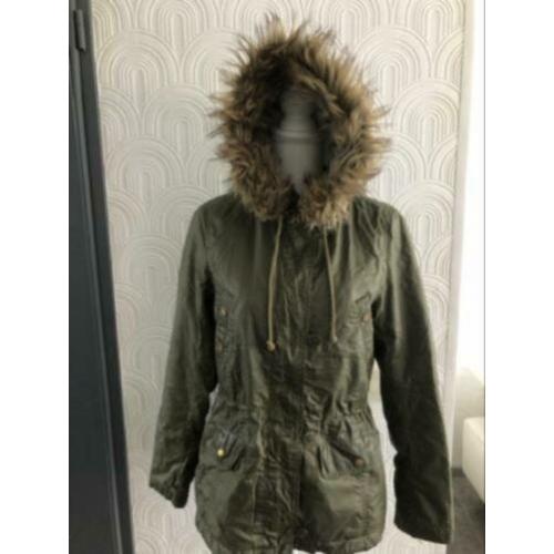 Maat 38 - h&m met capucchon - groen