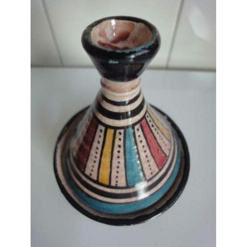 ??tajine oosters schaaltje met puntdeksel aardewerk