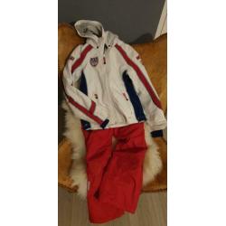 Skijas met skibroek van het merk IcePeak Met een leuke skimu