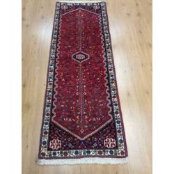 Vintage handgeknoopt perzisch tapijt loper Abedeh 207x73