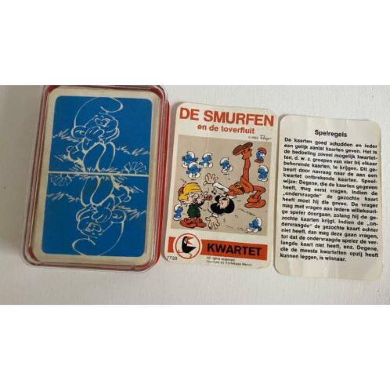 Kwartetspel De Smurfen en de Toverfluit- Raaf uit 1983