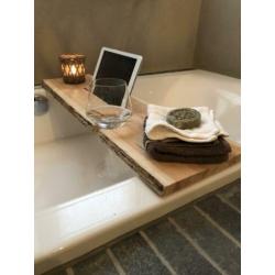 Badplank hout | ipad tablet samsung | op maat | cadeautip