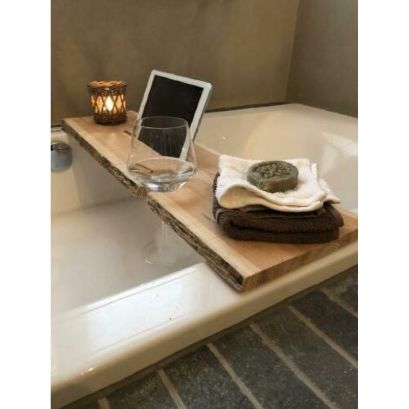 Badplank hout | ipad tablet samsung | op maat | cadeautip