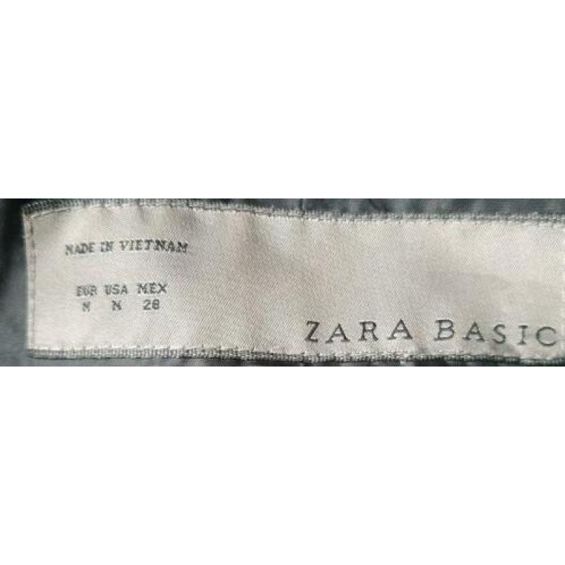 Jas wol mt M Zara Basic zwart