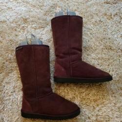ugg australia chic empire bruin/paarse laarzen maat 9 / 40