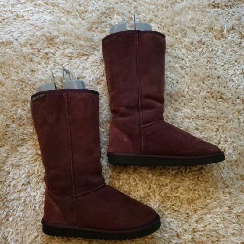 ugg australia chic empire bruin/paarse laarzen maat 9 / 40