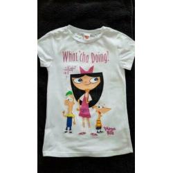 6 Leuke Tshirts COOLCAT/DISNEY 146-152. Samen voor een prijs