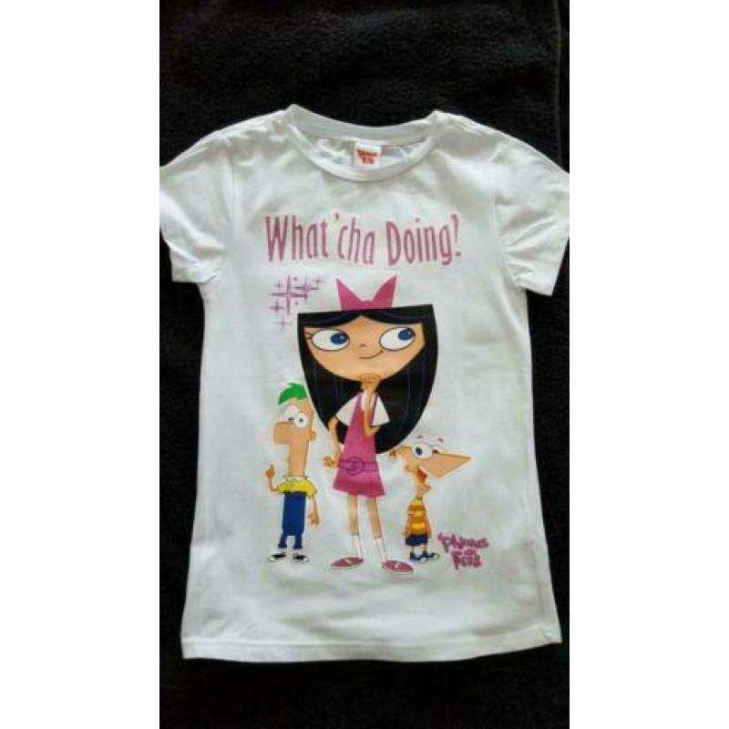 6 Leuke Tshirts COOLCAT/DISNEY 146-152. Samen voor een prijs