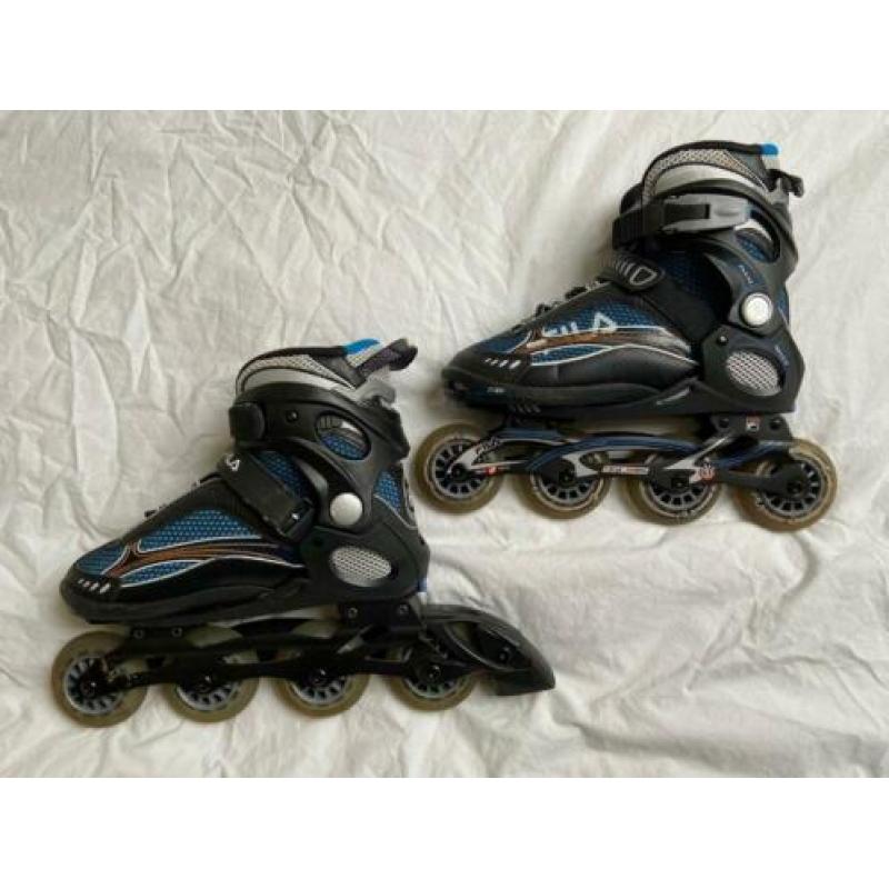 Fila verstelbare inline skates skeelers zwart maat 35 - 38