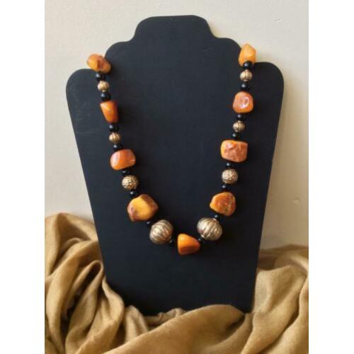 Barnsteen amber git kralen antiek meditatie geluk yoga power