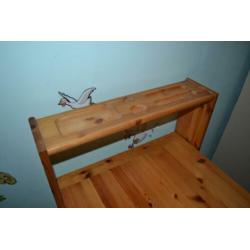 Halfhoogslaper grenenhout met bureau, of gewoon bed