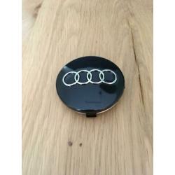 Audi zwart 60mm naafdoppen naafdop naafkappen naafkap