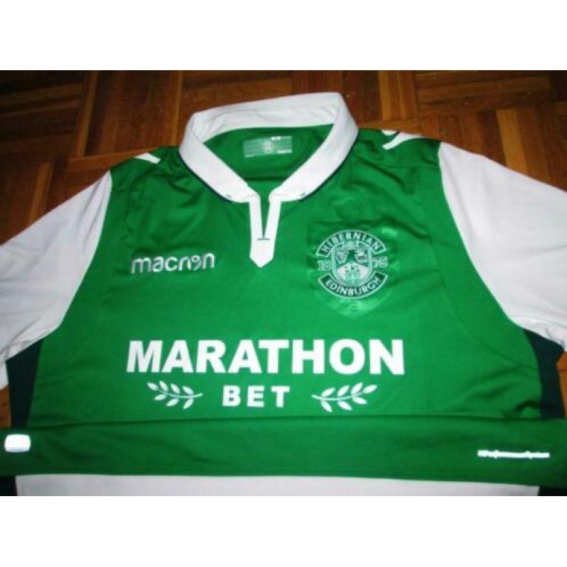 Original Macron Hibernian Edinburgh Shirt / 2017-18