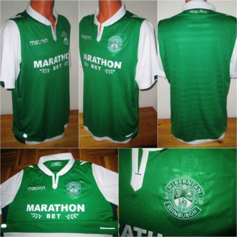 Original Macron Hibernian Edinburgh Shirt / 2017-18