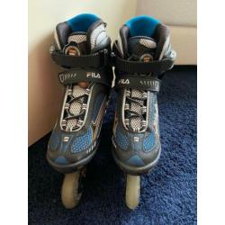 Fila verstelbare inline skates skeelers zwart maat 35 - 38