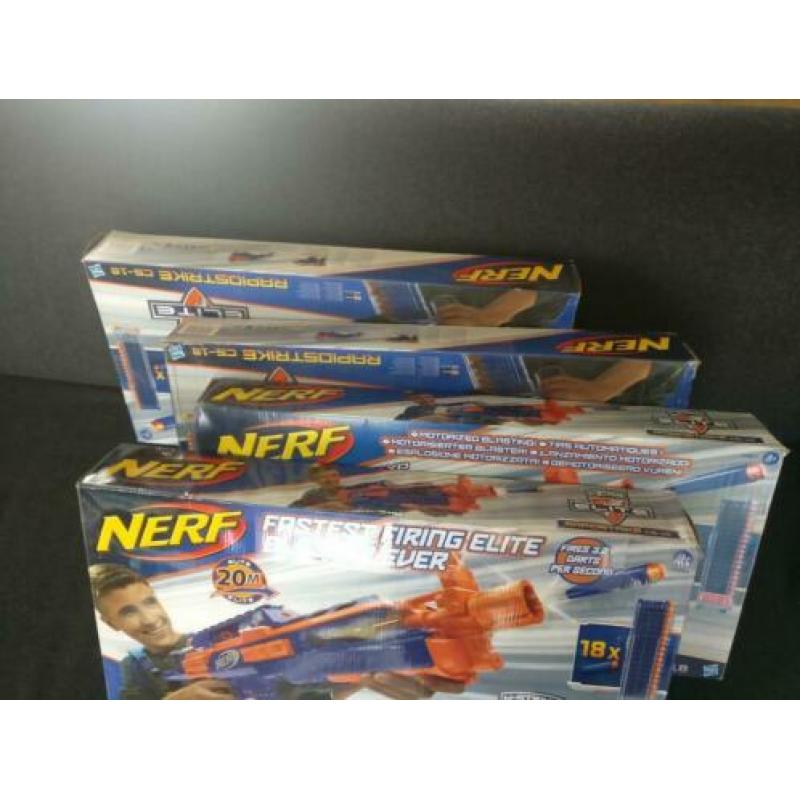 4 nieuwe nerf rapidstrike c-18. €29 per stuk
