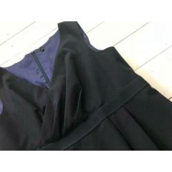 benetton blauwe jurk maat m
