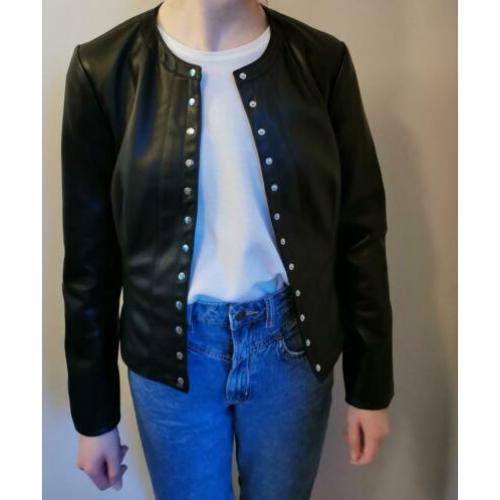 Zara faux leather jasje s